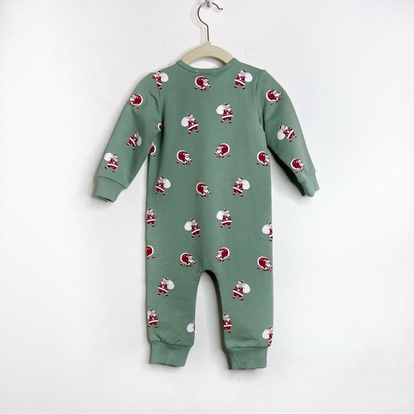 Miles the Label Sleighing It Print Santa Full Zip Coverall - Picture 8 of 9